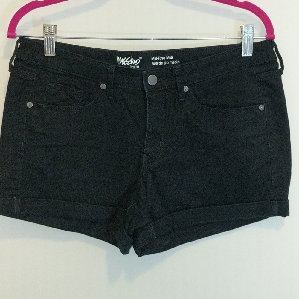 Mossimo short shorts black